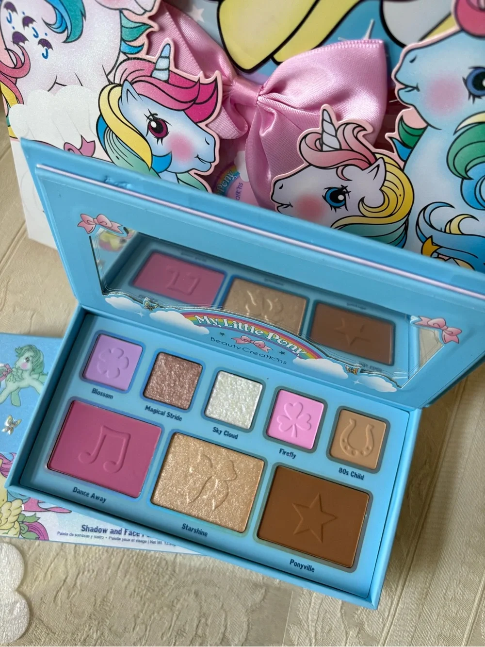 Beauty Creations My Little Pony Handheld Makeup Mirror & Palette Bundle BNIB